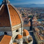 Aerial view of the Brunelleschi's Dome in Florence