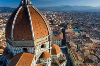 Aerial view of the Brunelleschi's Dome in Florence