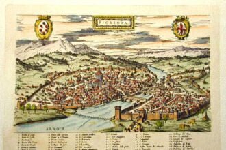 Map Of Florence 1569