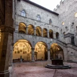 View of the cloister inside the Bargello.