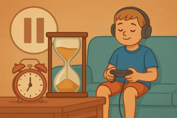 Immagine di una ragazzo che gioca felicemente ai videogames anche se consapevole di avere dei limiti.