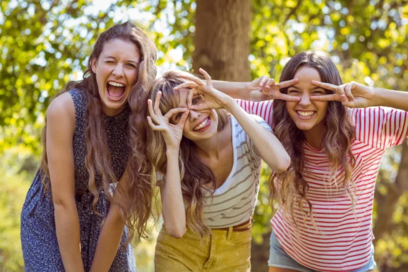 Amiche che si divertono insieme